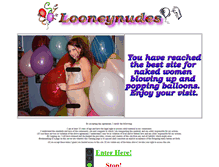Tablet Screenshot of looneynudes.com